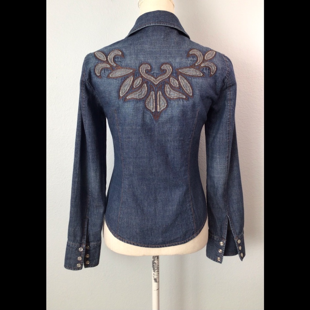 A|X Armani Exchange Denim  Jean  Shirt Jacket
